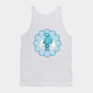 LIBRA  FLORAL GNOME- HOROSCOPE GNOME DESIGNS BY ISKYBIBBLLE Tank Top